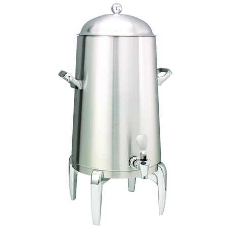 Service Ideas Flame Free Thermo-Urn Brushed Stainless Modern Style Vacuum Insulated Urn, 5 Gallon URN50VBSMD